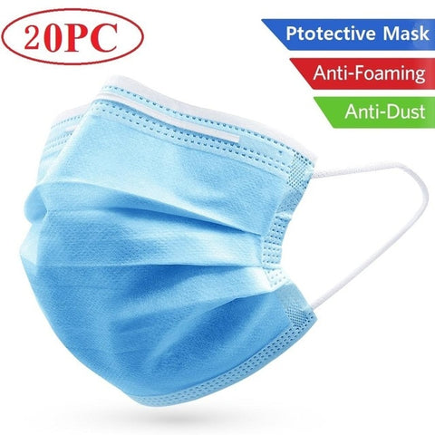 20 pcs Disposable Anti-infection Mask Prevent Droplets Mask